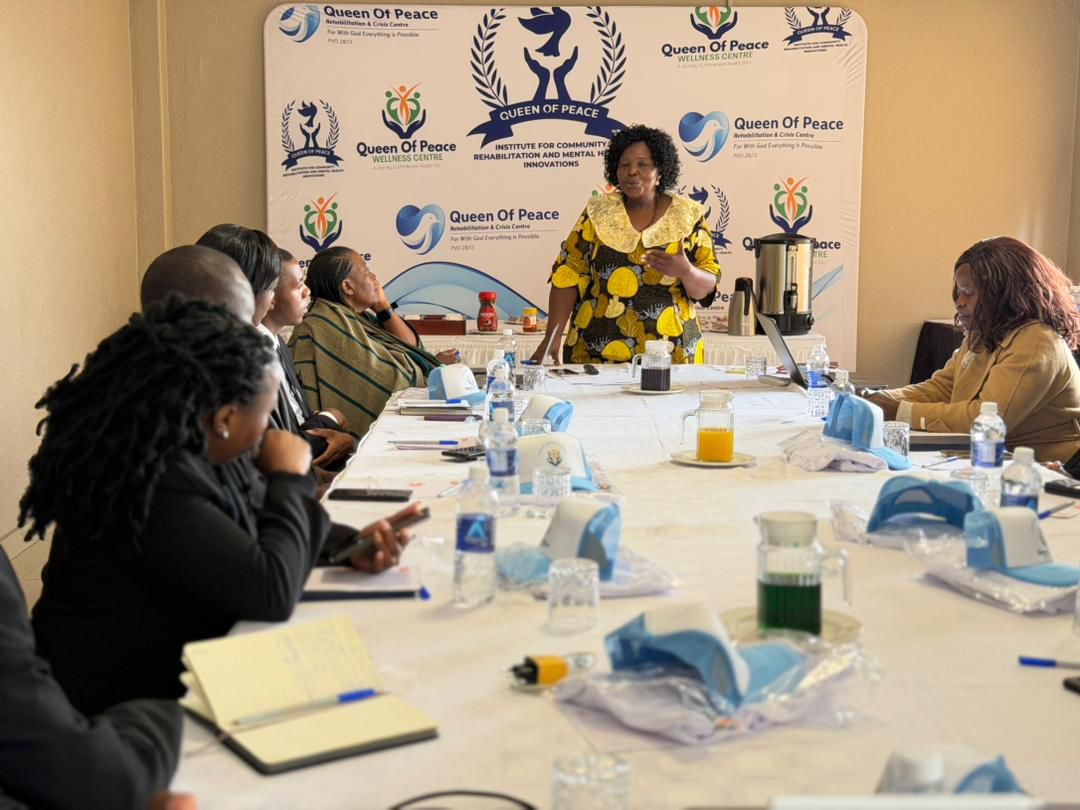 Participants during workplace wellness and basic counselling training